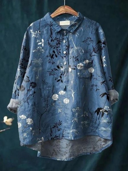 婉玲 | 花卉印花襯衫