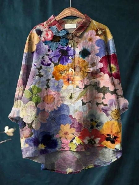 婉玲 | 花卉印花襯衫