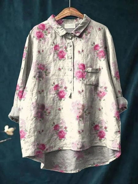 婉玲 | 花卉印花襯衫
